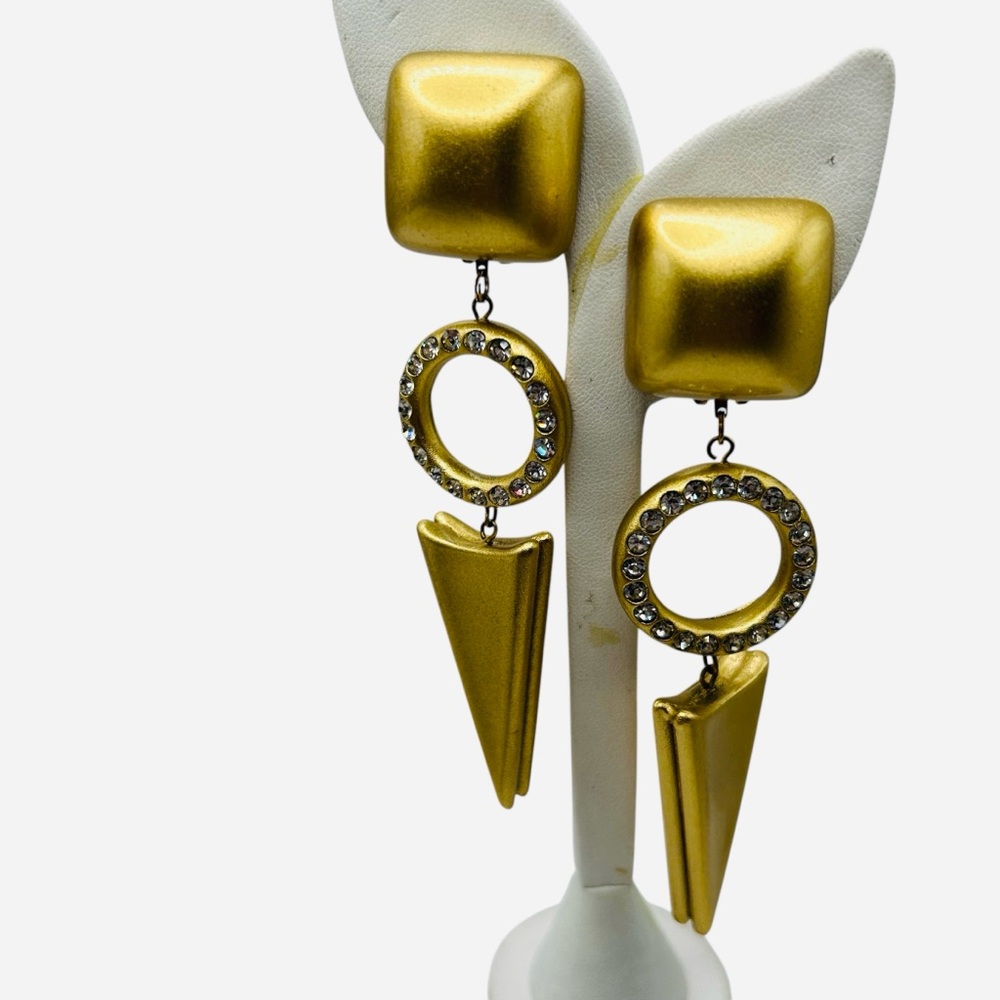 Dramatic Vintage Shoulder Duster Julian Esquivel 1980’s Earrings